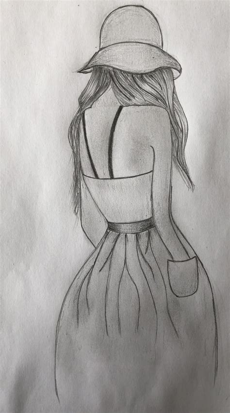 Girls Back Drawing Ideas For You Pencil Drawing Inspiration Art