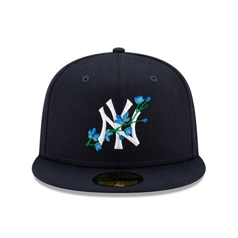 Official New Era New York Yankees Mlb Ws Flower Otc 59fifty Fitted Cap