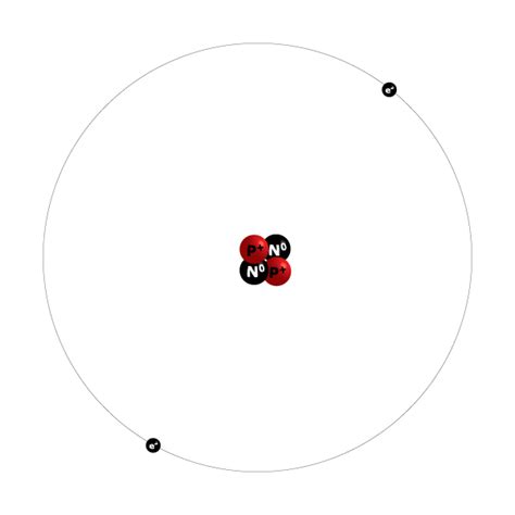 Helium Atom Drawing Free Download On Clipartmag