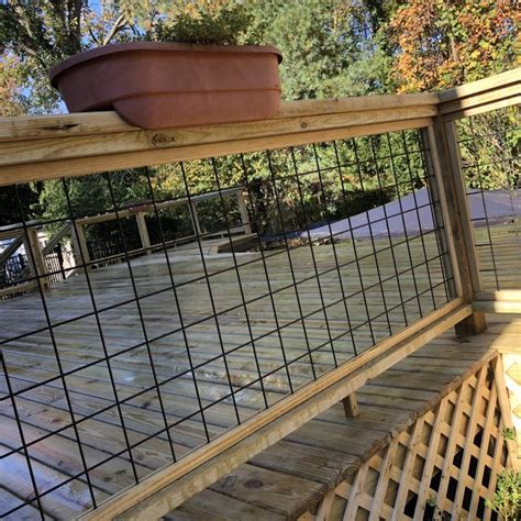Chicken Wire Deck Railing Ideas Stealthily Webcast Fonction