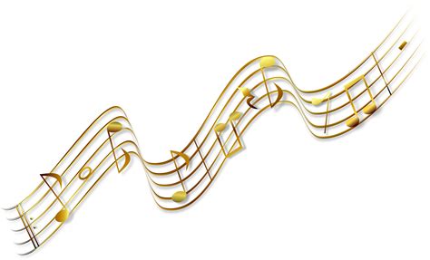Sheet Music Gold Music Notes Transparent Background Hd Png Download