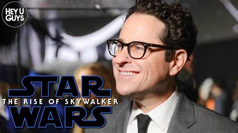 Director J J Abrams On Returning For Star Wars The Rise Of Skywalker European Premiere Youtube