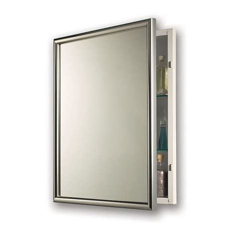Jensen Harmony 24 In X 30 In Recessed Chrome Mirrored Rectangle