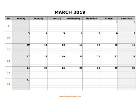 Calendar With Lines Printable Calendar Templates