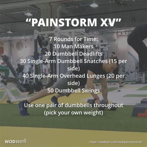 Painstorm Xv Workout Functional Fitness Wod Wodwell Crossfit