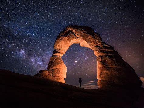 Arches National Park Photos At Night Pin On Natuur Morning Update