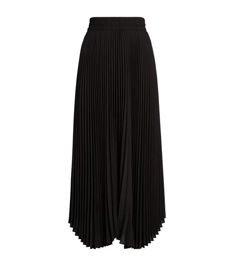 Alice Olivia Iva Pleated Midi Skirt Harrods Us