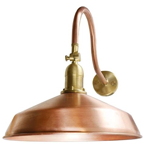 Led Outdoor Gooseneck Lighting Raw Copper Barn Light Adlxsv Rc