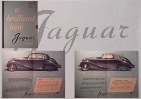 Jaguar Brochures Car Brochure British Cars Brochure