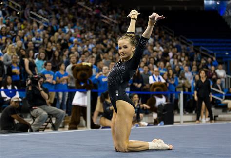 Gymnastics Takes First Place At Meet Despite Average Performances Daily Bruin