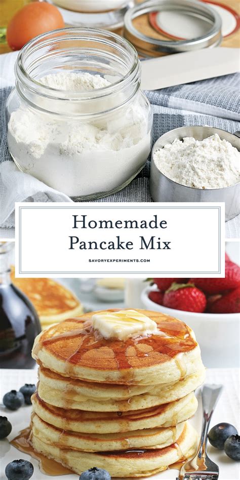 Homemade Pancake Mix Diy Pancake Mix In 3 Minutes