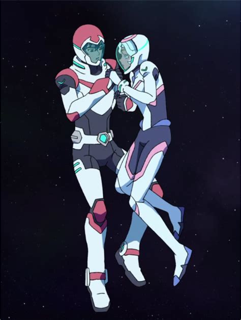 Keith Holding Princess Allura Protectively In His Arms And Flying Into