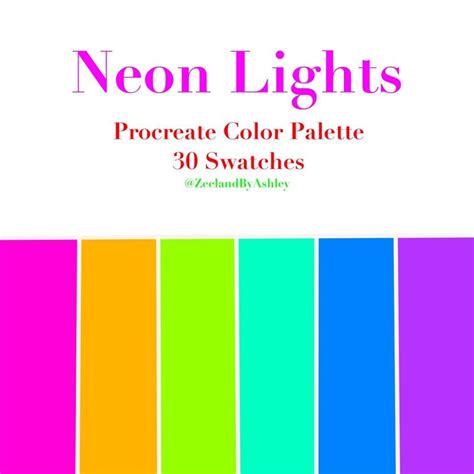 Neon Colour Palette Neon Colors Paint Colors Color Palettes Color