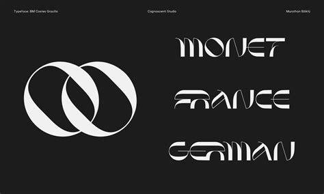 Costes Gracilis Elegant And Futuristic Font On Behance Typo Logo