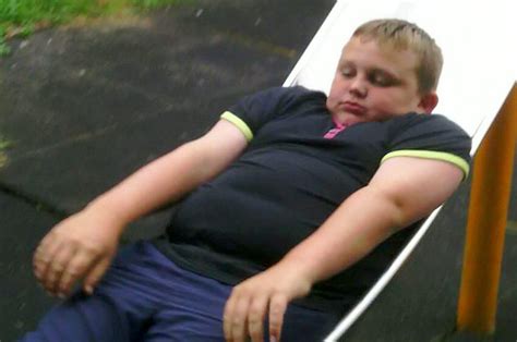 Fat Boy Slims After Getting Stuck In A Slide Daily Star