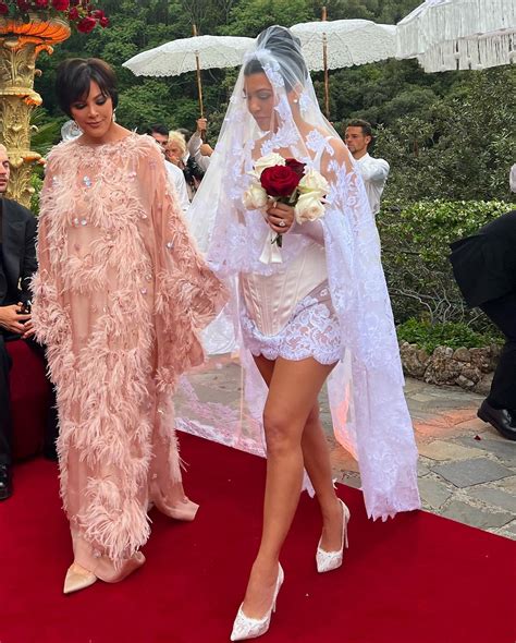 How Kourtney Kardashian Really Feels About Fans Slamming Her Dolce And Gabbana Wedding Dress As