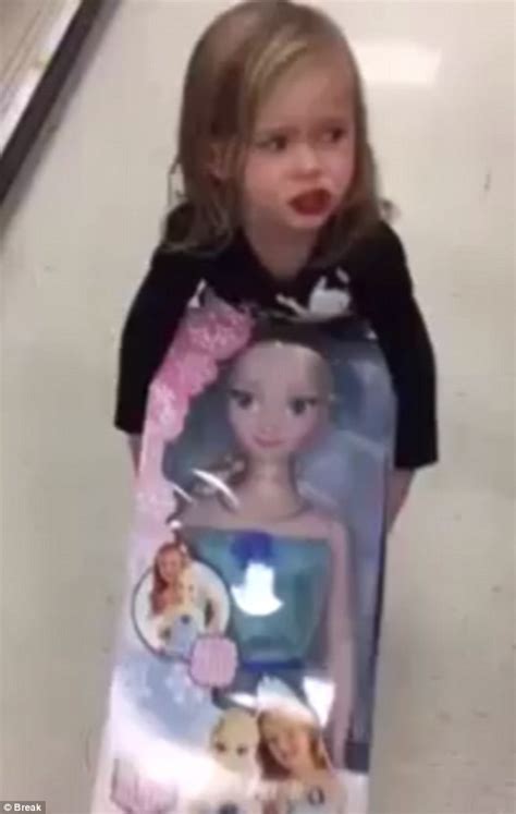 Frozen Superfan Tries To Persuade Father To Steal Elsa Doll Daily