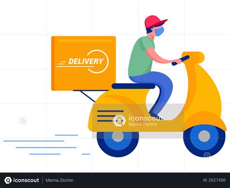 Best Premium Delivery Boy Illustration Download In Png And Vector Format