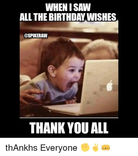 Funny Birthday Thank You Meme Funny Png