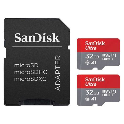 Sandisk Ultra Microsdhc 32 Gb X2 Sd Adapter Sdsqua4 032g Gn6mt