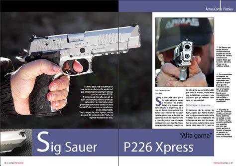 Revista Armas Internacional Pistola Sig Sauer P226 Xpress Alta Gama