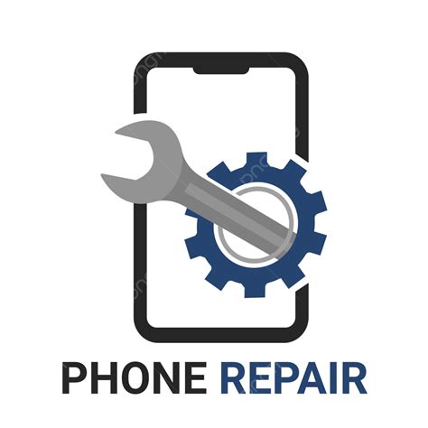 Mobile Phone Repair Service Logo Vector Repair Mobile Tool Png And