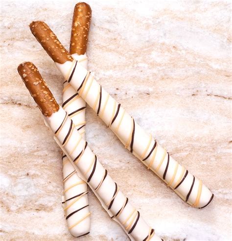 White Chocolate Pretzel Rods At Kaydens Candy Factory Check Them Out