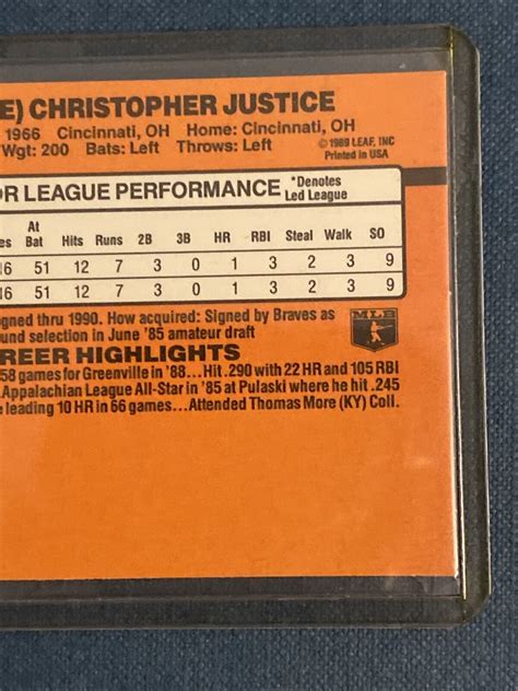 1990 Donruss #704 Dave Justice RC Atlanta Braves Rookie Card | eBay