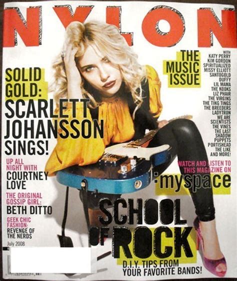 Nylon Magazine Cover Scarlett Johansson Photo Fanpop
