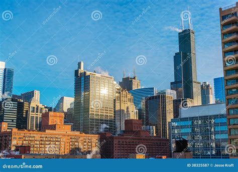Chicago Cityscape During The Day Stock Image Image Of Destination