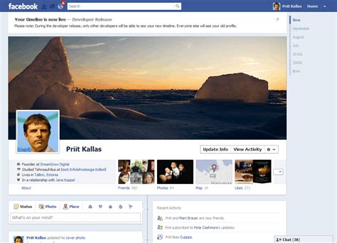 Enable Facebook Timeline Right Now Dreamgrow 2018