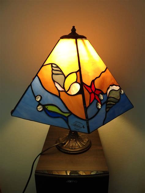 Summer Lamp Stained Glass Lamp Bedside Lamp Table Lamp Desk Etsy Uk Stained Glass Lamp
