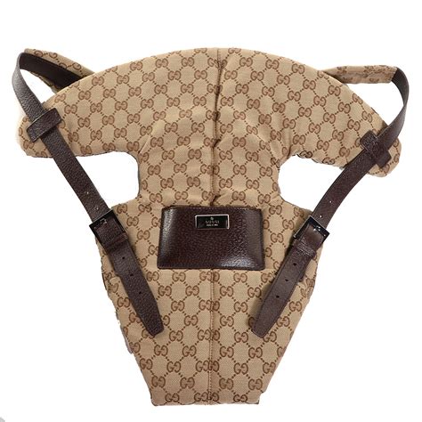 Gucci Monogram Baby Carrier Brown 87517 Fashionphile