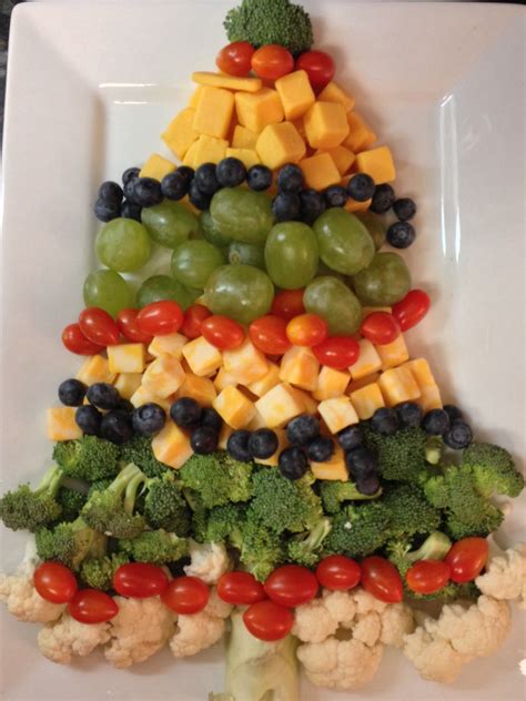 Fruit Tray Christmas Tree