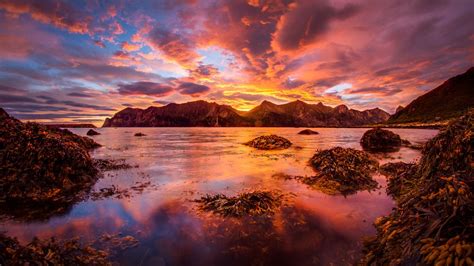Magnificent Sunrise In Norway Norway