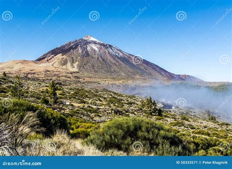 Teide Volcano In Tenerife Stock Image Image Of Tenerife 50333571