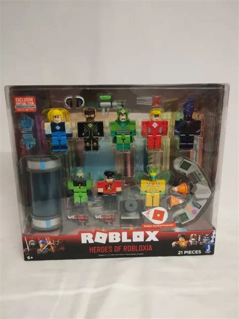 Roblox Heroes Of Robloxia Figures Playset 21 Pieces Official Product