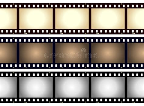 Vintage Blank Film Strip Frame Stock Photo Image 24370380