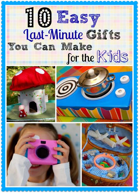 Maybe you would like to learn more about one of these? 10 Easy Last-Minute Gifts You Can Make for the Kids | Diy ...