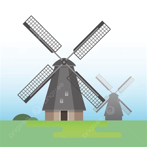 Windmill Windmill House Windmill Tower Windmill Illustration Png And