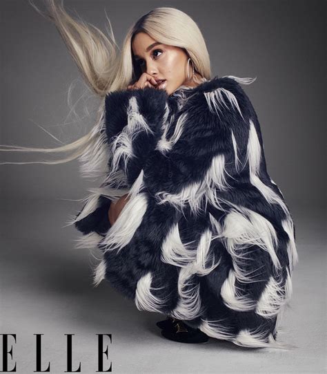 Shooting Ariana Grande Par Alexi Lubomirski Pour Elle Magazine Août