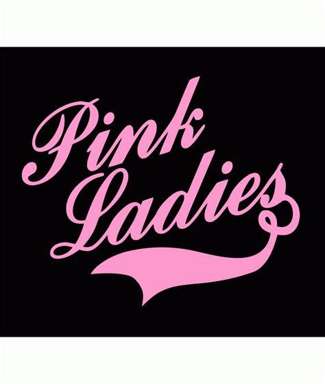 Pink Lady Grease Logo