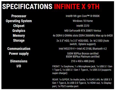Msi Unveils Infinity X 9th Its Most Powerful Gaming Desktop Techpowerup