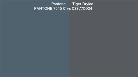 Pantone C Vs Tiger Drylac Side By Side Comparison