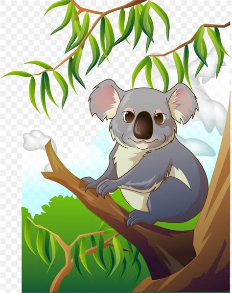 Koala Clip Art Png 1694x2136px Australia Cartoon Clip Art