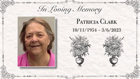 Patricia Clark Funeral Service Youtube