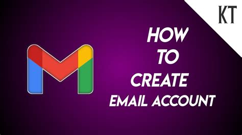 How To Create Email Id Youtube