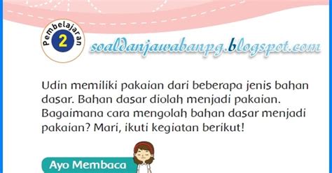 Soal kelas 3 tema 4 subtema 1 kewjaiban dan hakku di rumah. Kunci Jawaban Buku Tematik Kelas 3 Tema 7 Halaman 76, 77 ...