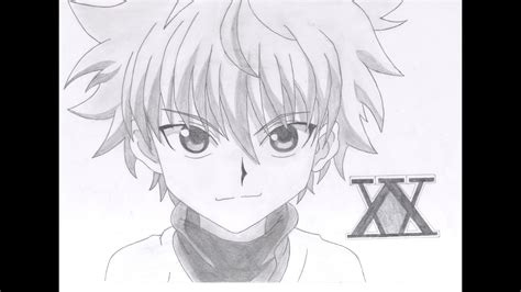 Photo Killua How To Draw Killua Zoldyck From Hunter X Hunter Step By