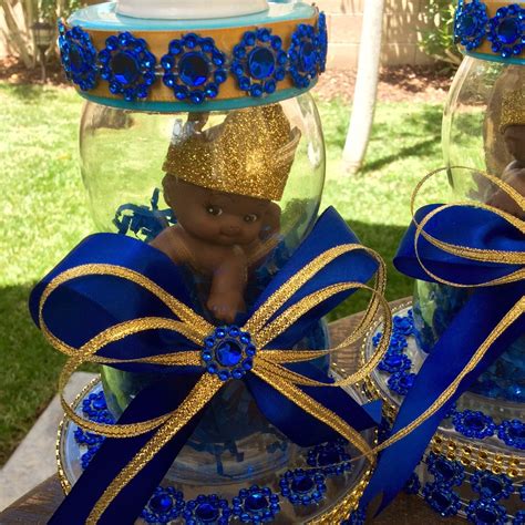 One Royal Blue Prince Baby Shower Centerpiece Little Prince